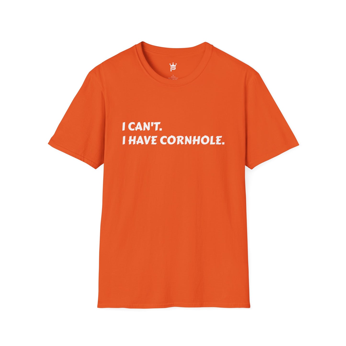 I CAN'T. I HAVE CORNHOLE.