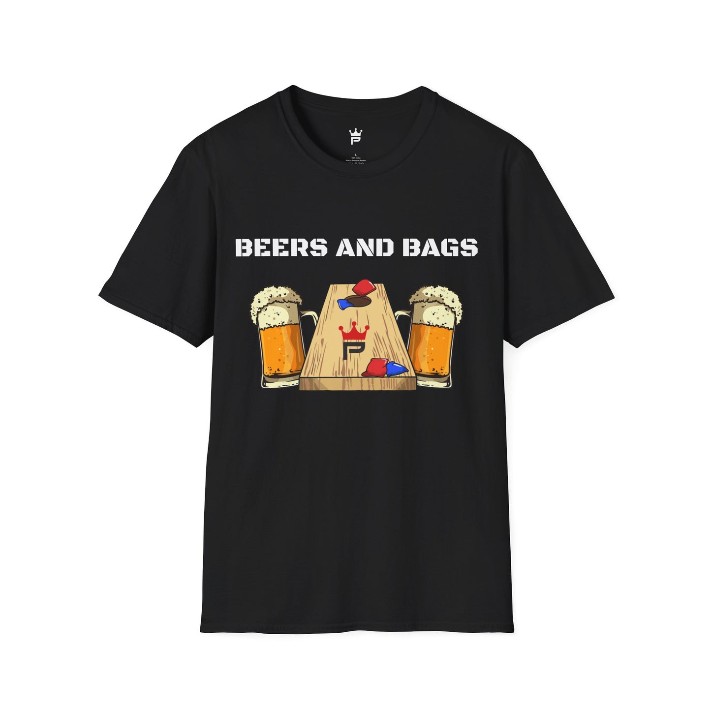 BEERS AND BAGS T-SHIRT